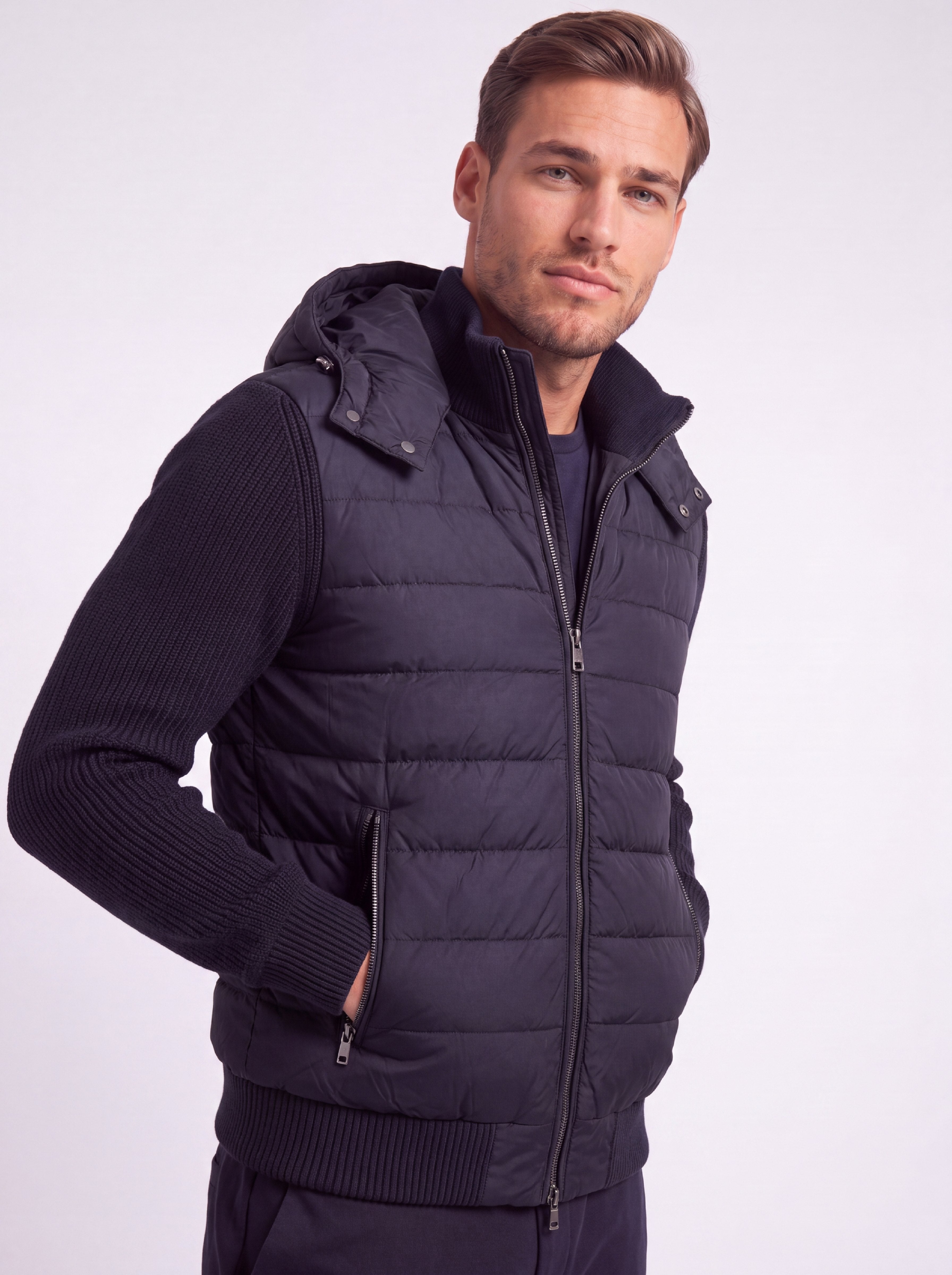 Mont Blanc Cardigan Navy