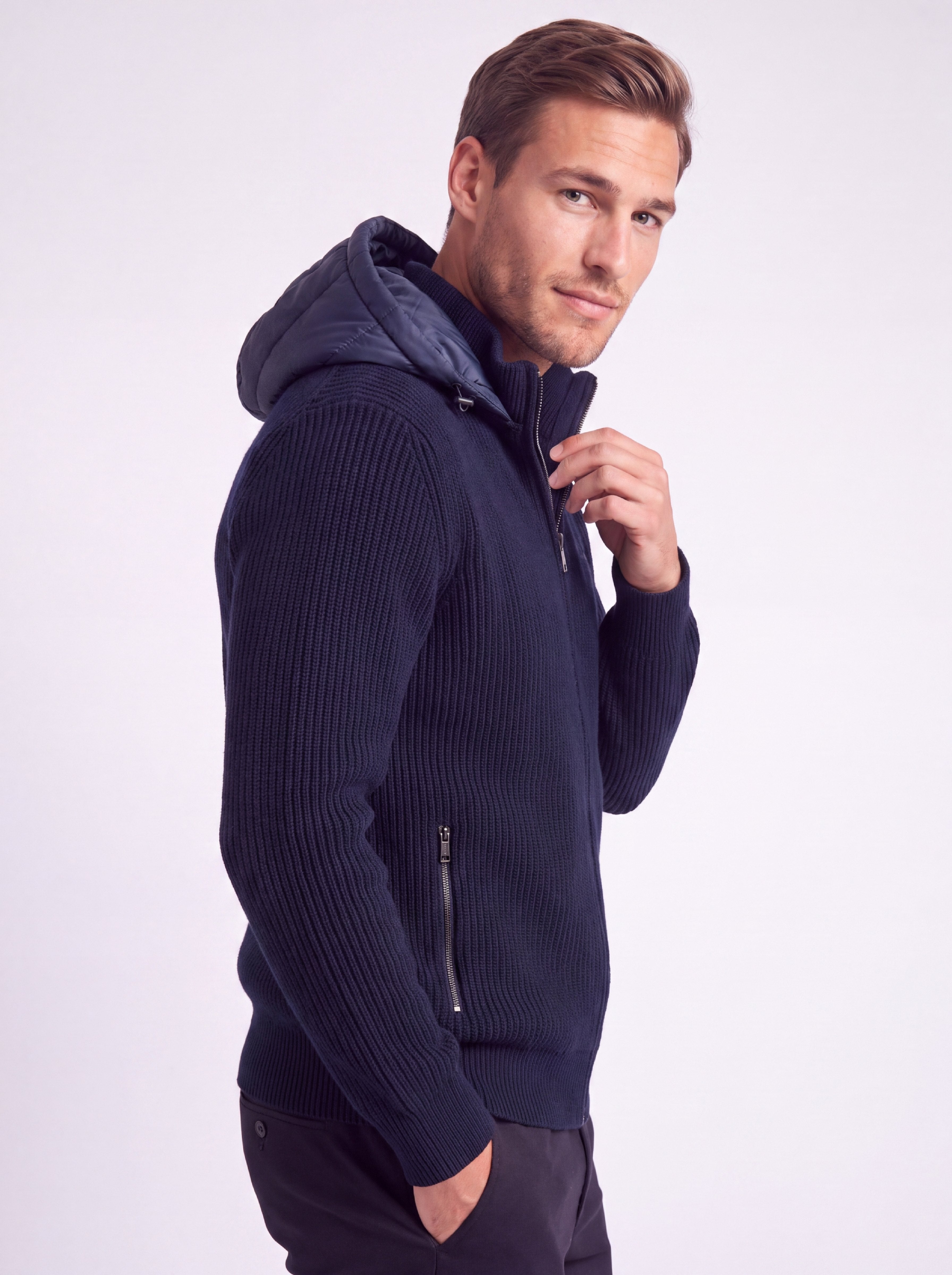 Phantom Cardigan Navy