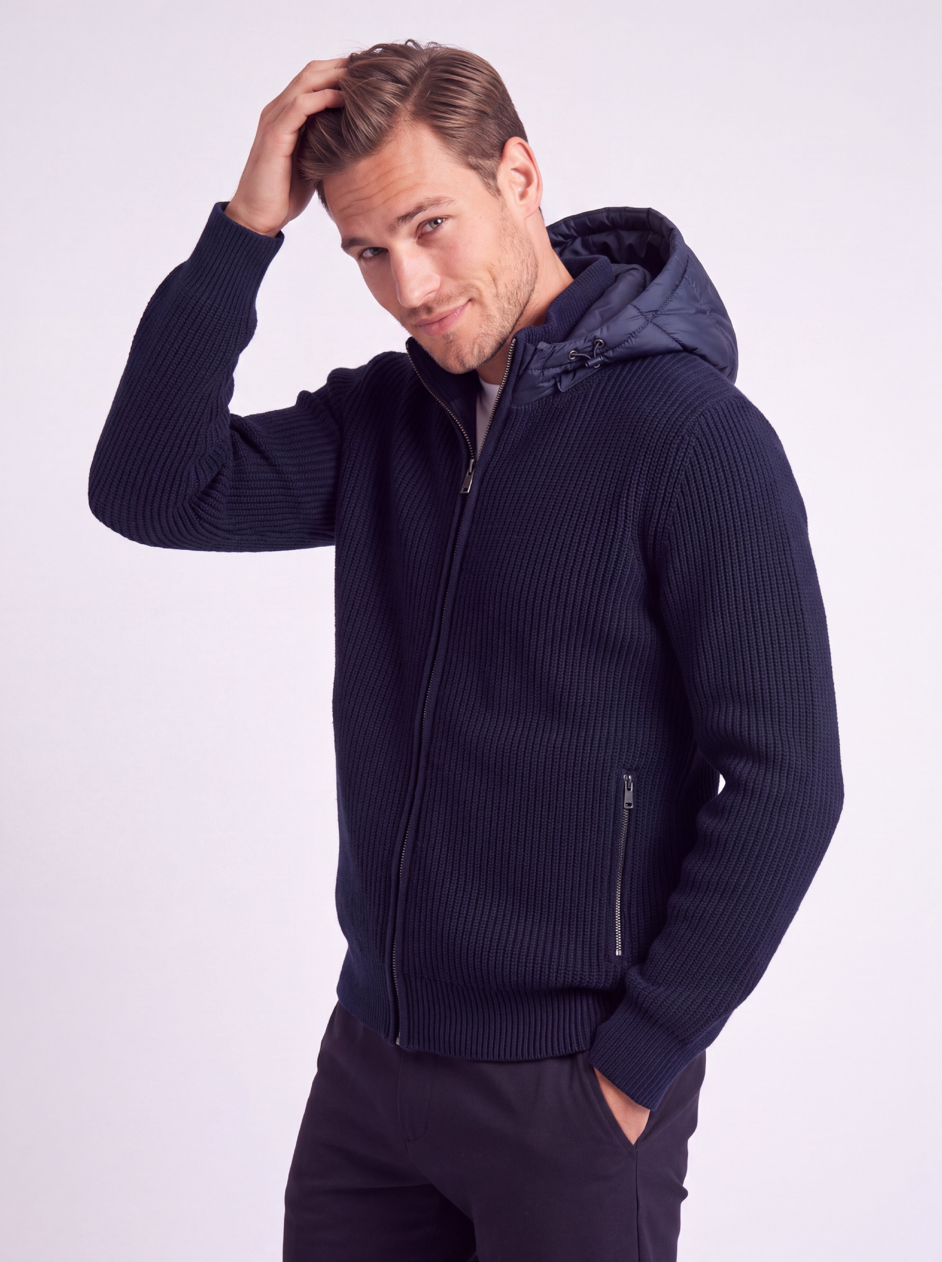 Phantom Cardigan Navy