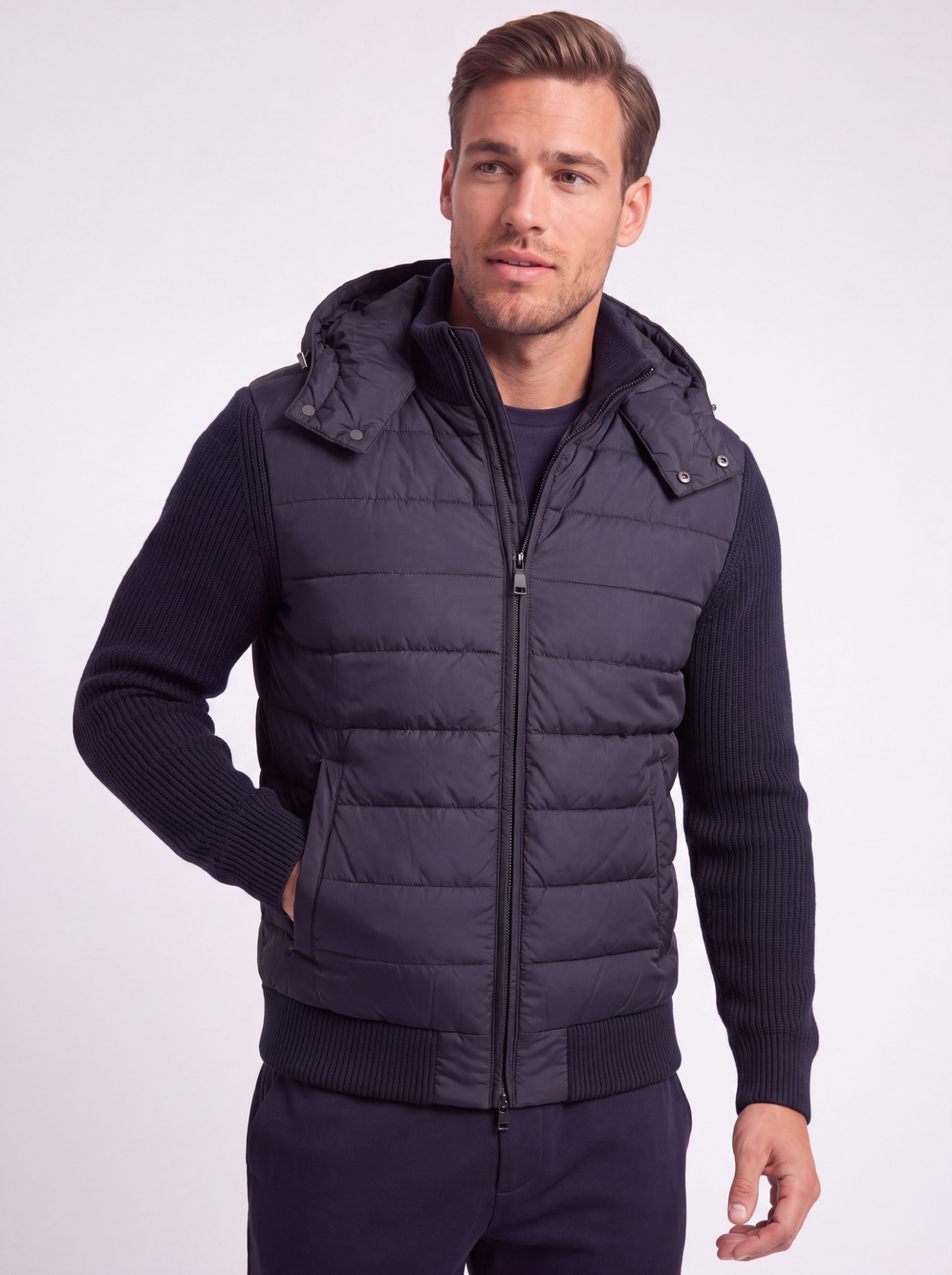 Mont Blanc Cardigan Navy