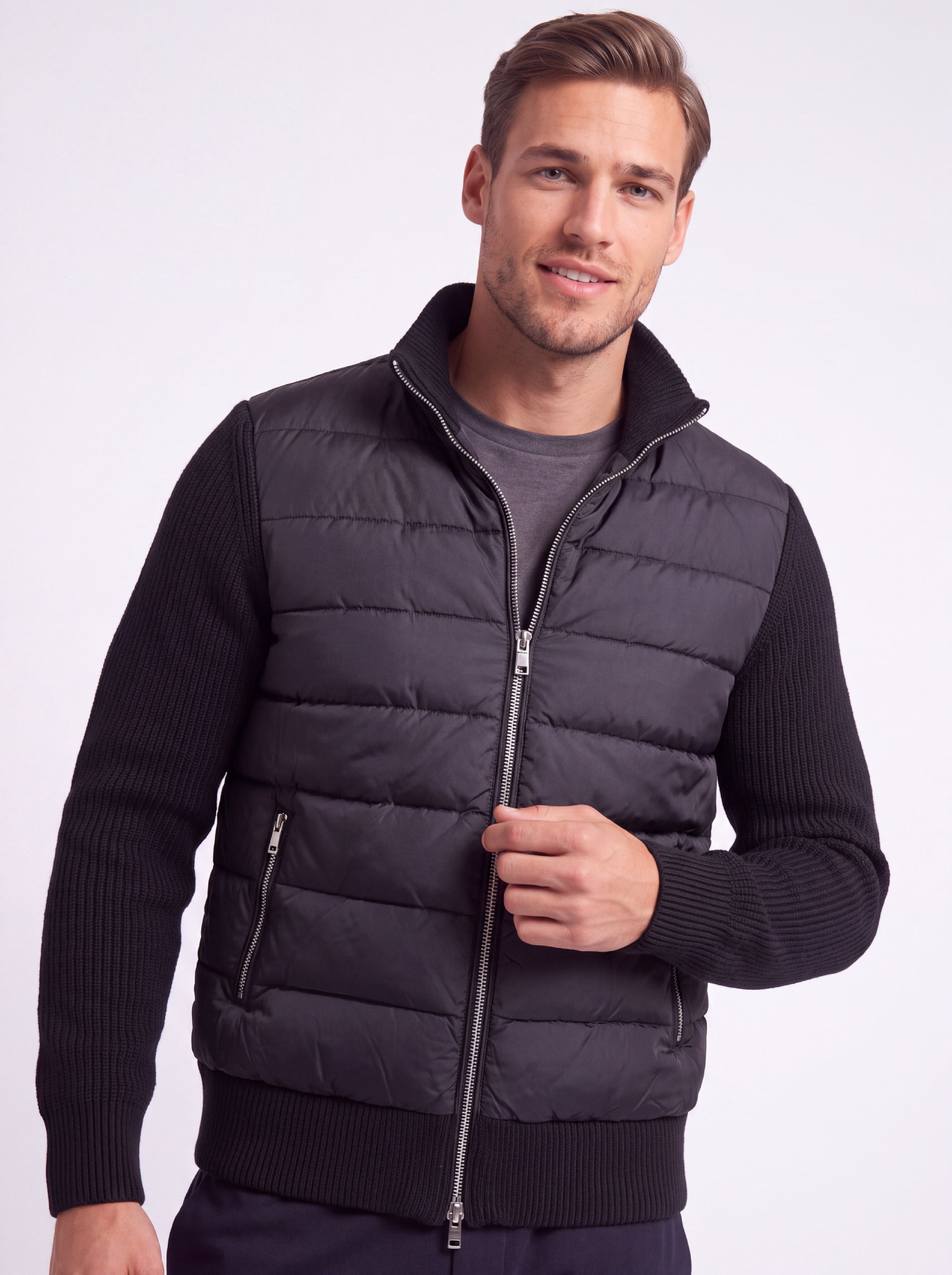 Regular Cardigan Black