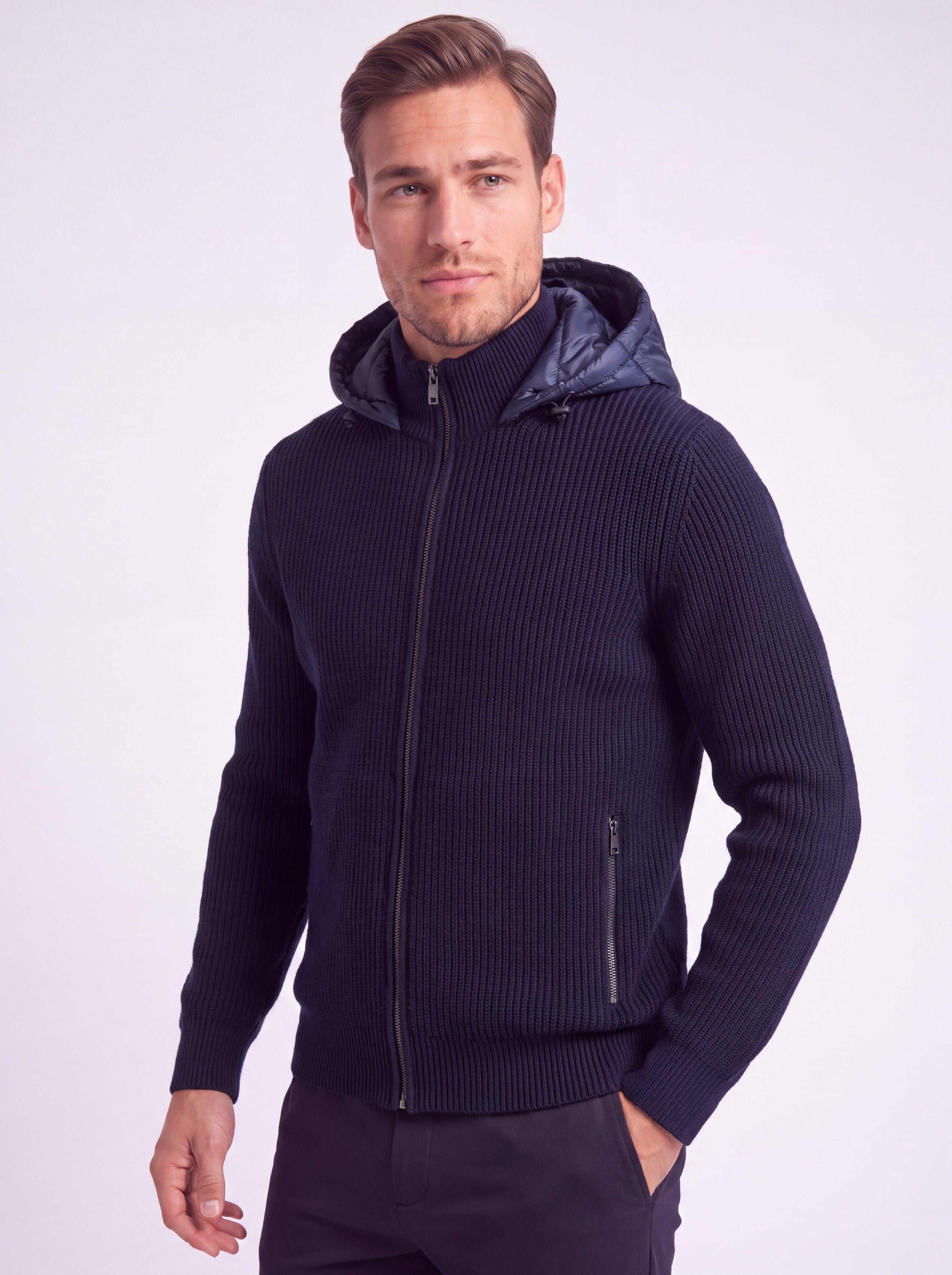 Phantom Cardigan Navy