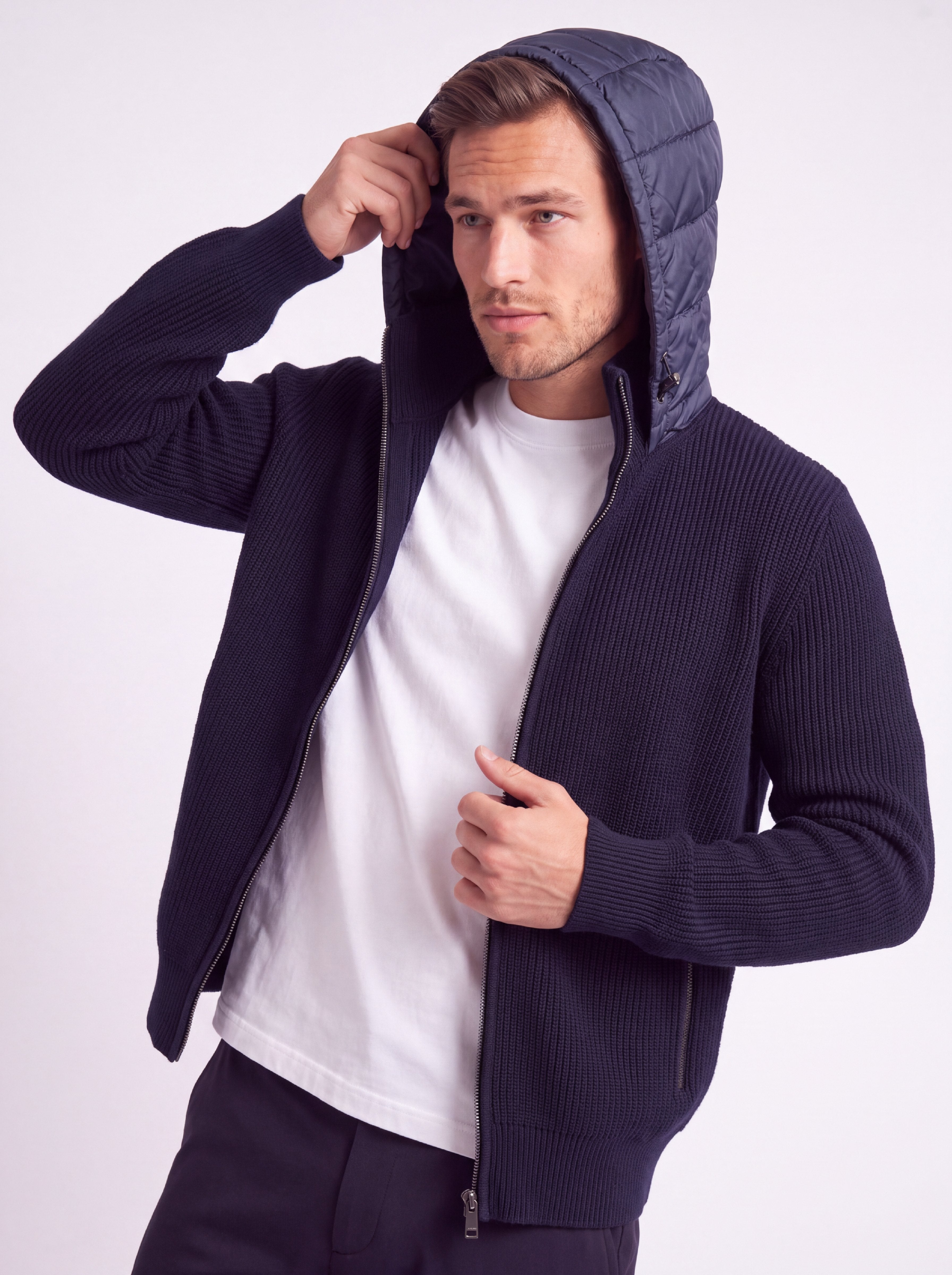 Phantom Cardigan Navy