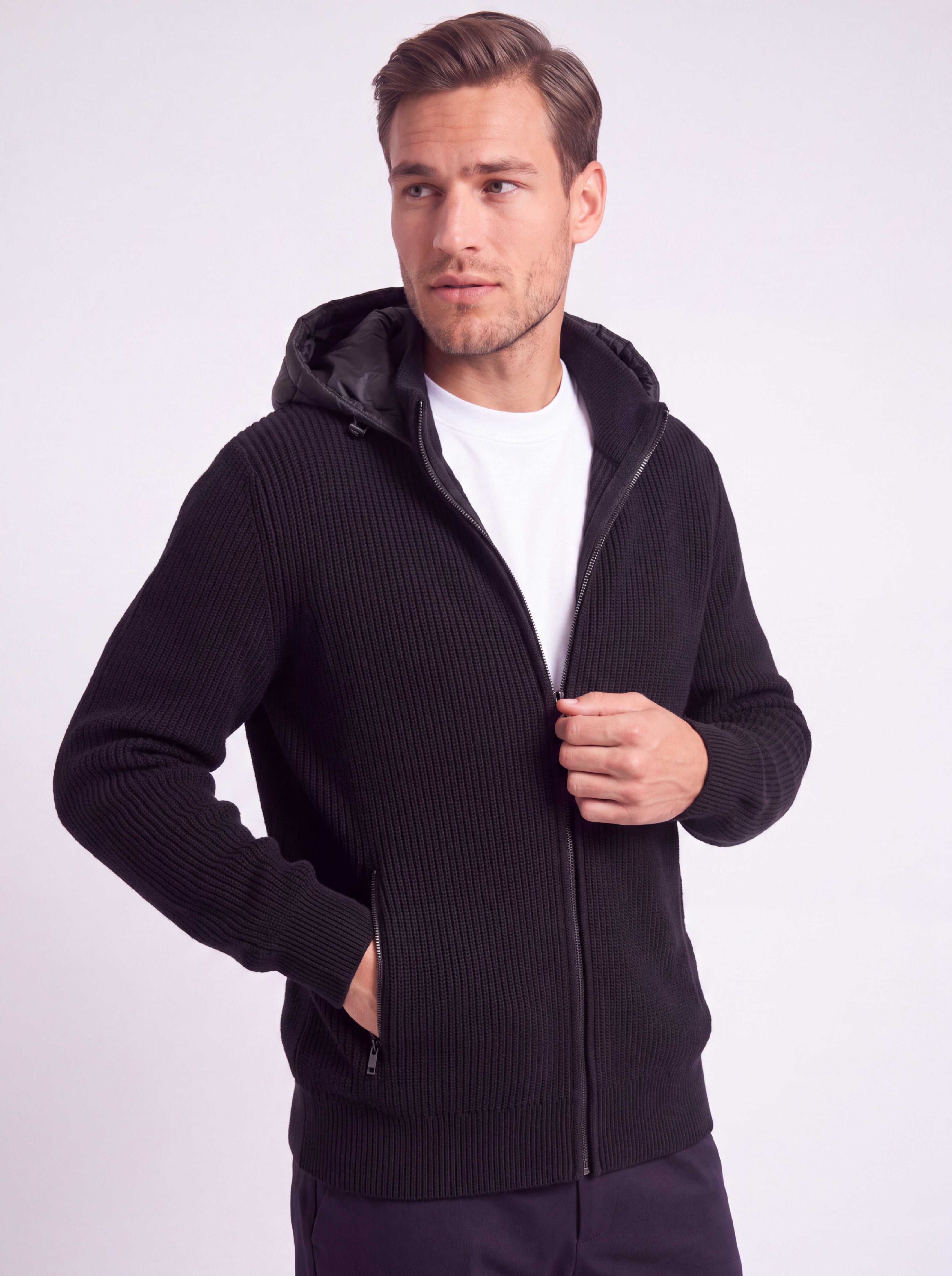 Phantom Cardigan Black