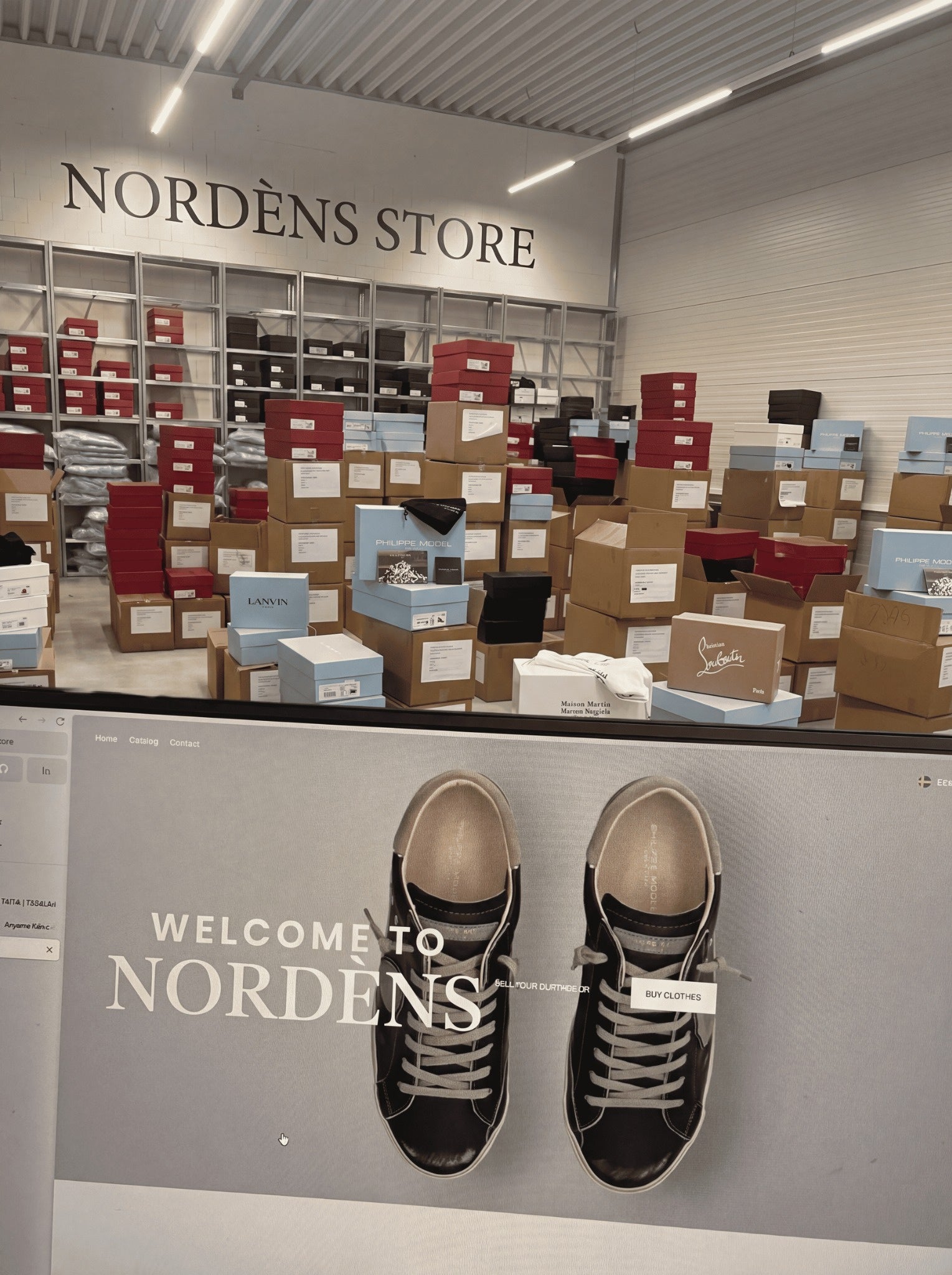 Nordéns stockroom
